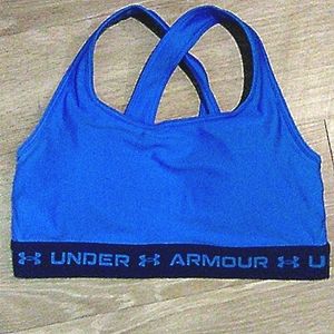 Women's Under Armor Sports Bra ( S ) BLUE